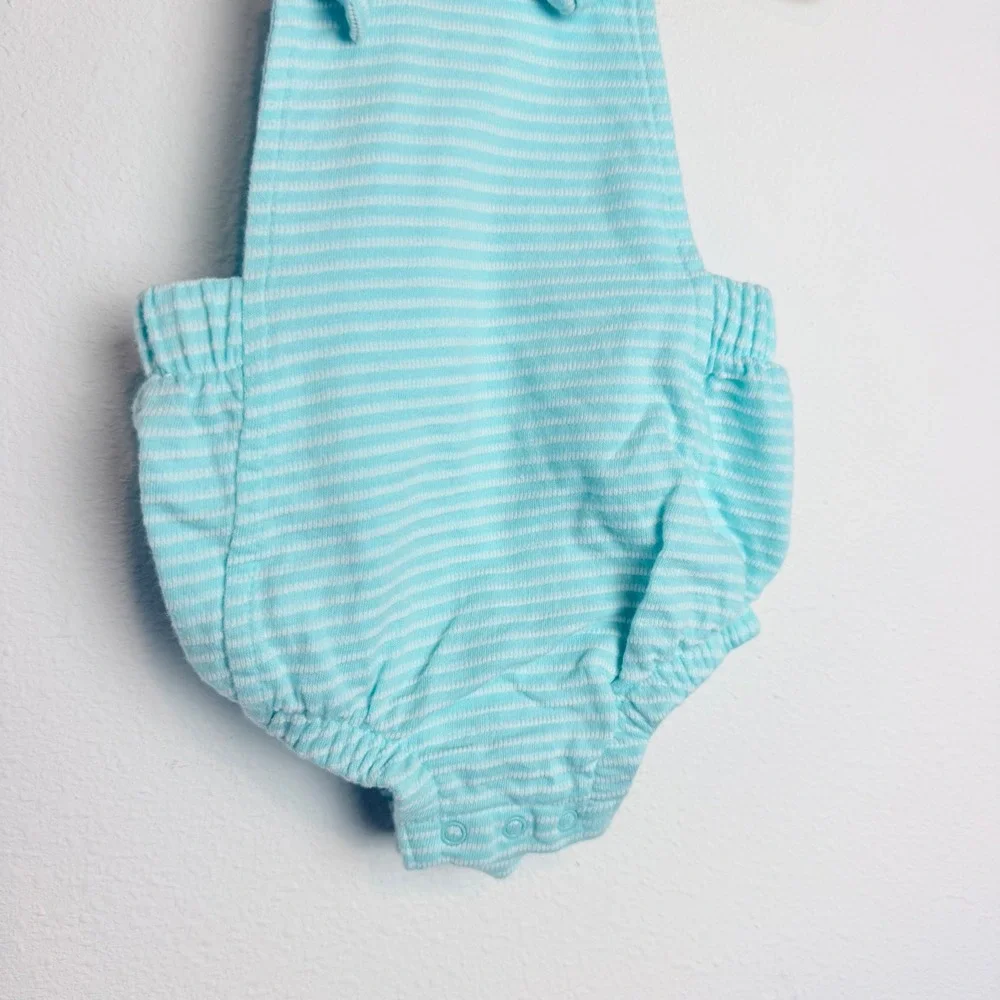 Baby Girl Summer Bundle 3-6M Carter's Old Navy Cat & Jack Romper Sunsuit 4 Sets